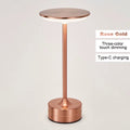 LED Table Lamp Touch Sensor Night Light USB Rechargeable Portable Bedroom Night Light Wireless Reading Lamp Restaurant Hotel Bar